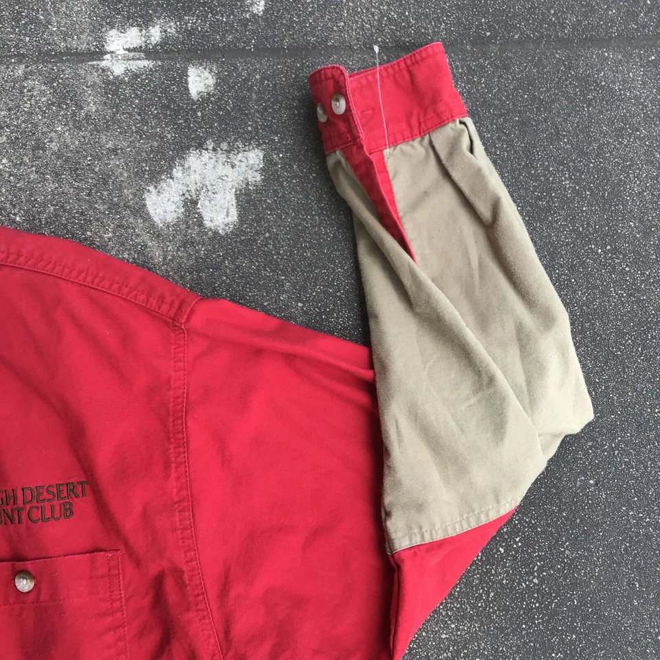 De Colección Columbia Caza Ropa Deportiva Hombres Mediana Camisa de Tiro Alto Desierto Caza Club Foto 4 de 4