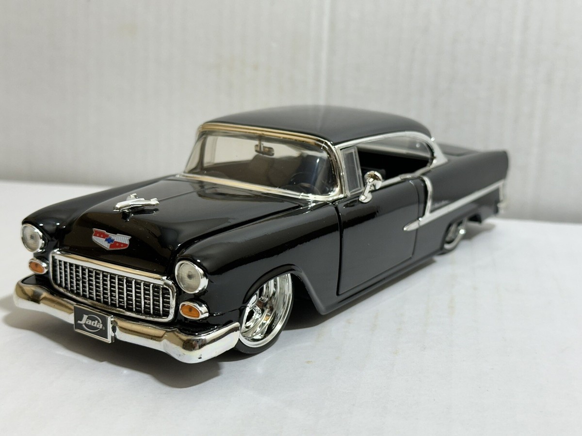 JADA BIGTIME BTK 1955 CHEVY BEL AIR BLACK 1:24 DIECAST MODEL CAR