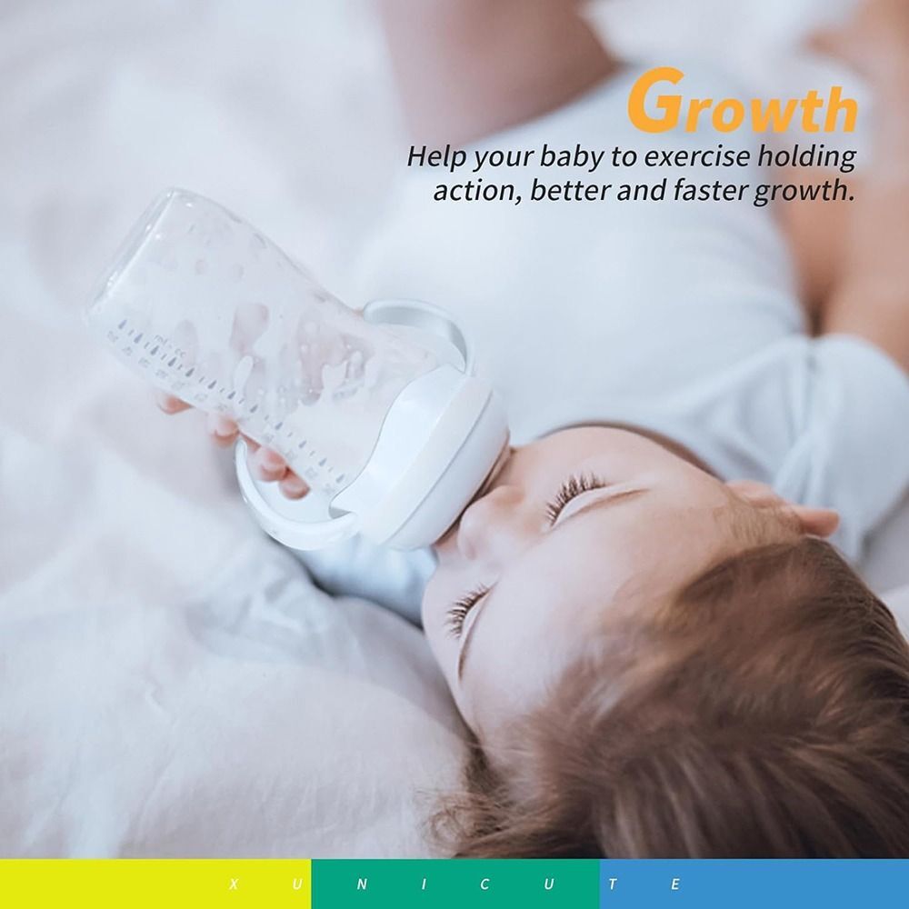 Baby Bottle Feeding Pillow Holder – Adjustable Nursing Support For Newborns & Infants, Grey Whale Design