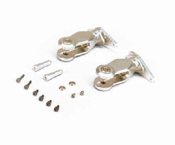 PV0579 Thunder Tiger E820 Fbl Haupt-Rotor-Blatthalter, Alu Cnc Komplett-Set (2)-image