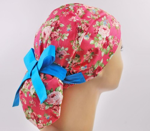 Scrub hats, nurse scrub cap, womens 