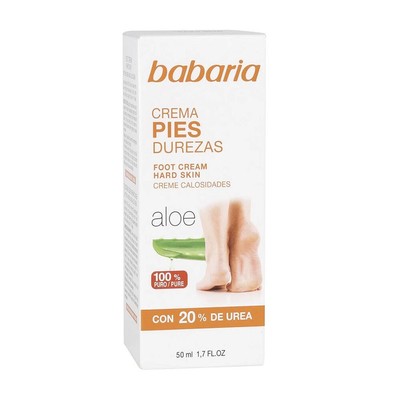 BABARIA Intensive Moisturizing Feet Creem Aloe Vera, 1.69oz