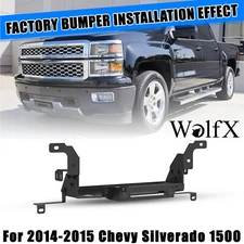 Steel Winch Mount Plate For 2014-2015 Chevy Silverado 1500 OEM Front Bumper