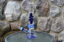 Deep Blue Phoenix Star Height : 12 inches. 7mm thick. Freezable Glycerin Coil