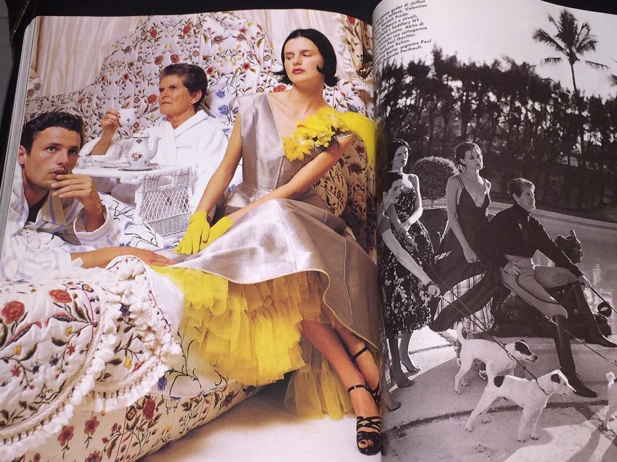 洋書 VOGUE 1995 march VOGUE Magazine Italia March 1995 AMBER VALLETTA Trish Goff MONICA