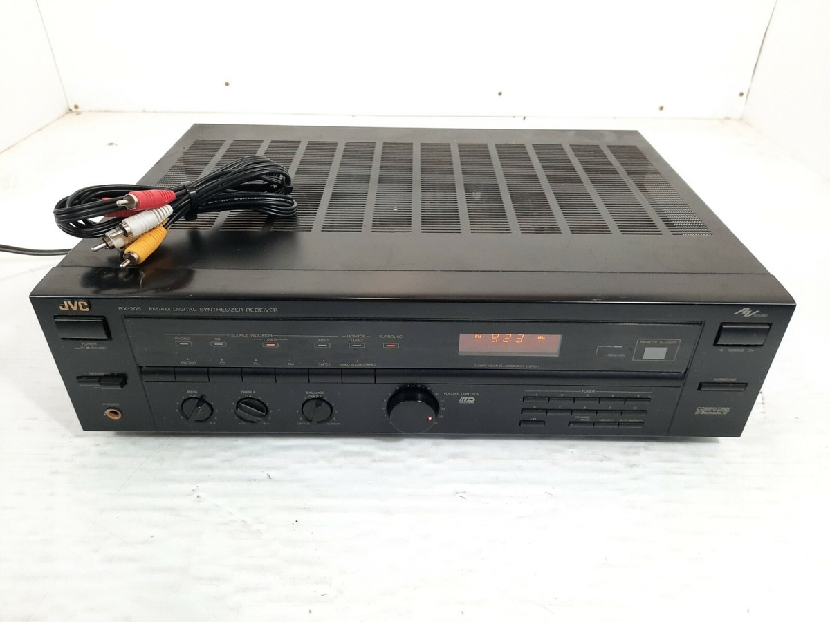 Vintage JVC RX-206 Stereo Receiver 120W/ MADE IN JAPAN □S□TESTED
