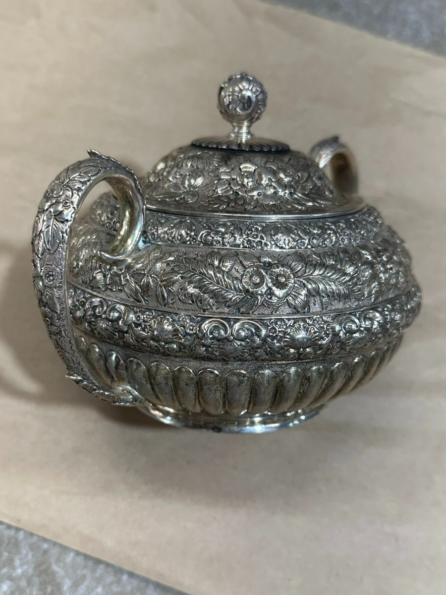Tiffany & Co. Makers Sterling Silver Teapot Creamer Sugar