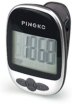 PINGKO Walking Pedometer Accurately Track Steps Portable Sport Pedometer Step/d