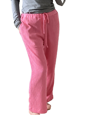 Stine Goya 'Gulcan' Crinkled Pink Trousers With Pockets Wide Leg Size M |  eBay