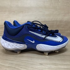 Nike Alpha Huarache Elite 4 Size 7 Mens Blue White Baseball Cleats