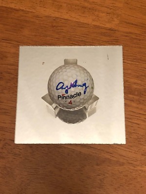 Amy Hung World Cup Taiwan LPGA Golf Signed Autograph Golf Ball