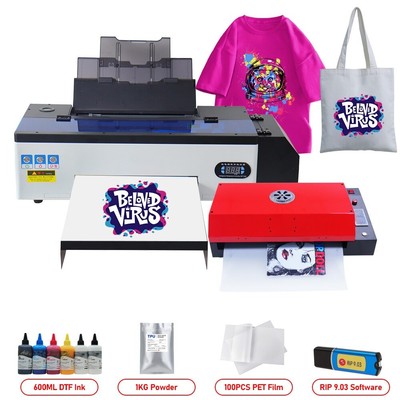 A3 DTF Printer R1390 T-shirt Printing Direct Transfer Film Printer for T-Shirt 