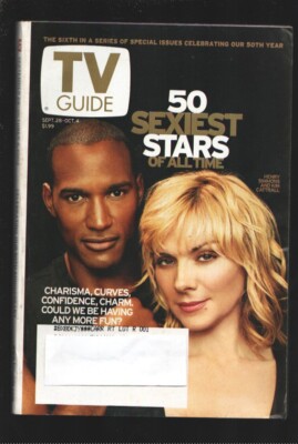 MAG: TV Guide 9/28/2002-50 Sexiest Stars of All Tome-Kim Cattrall-Henry