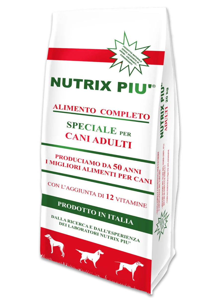 Crocchette Per Cani Adulti - 2 Sacchi Da 20 Kg, 24% Proteine, Senza Coloranti, Prodotto In Italia