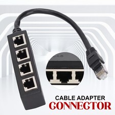 Ethernet Splitter 1 To 4 RJ45 LAN Port Intern...