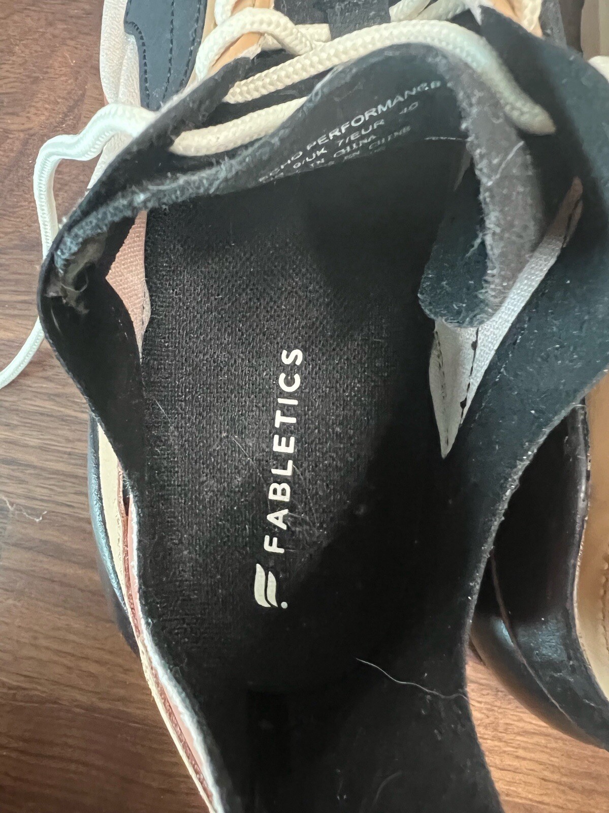 Fabletics Echo Performance Sneaker Brown Tan Blac… - image 7