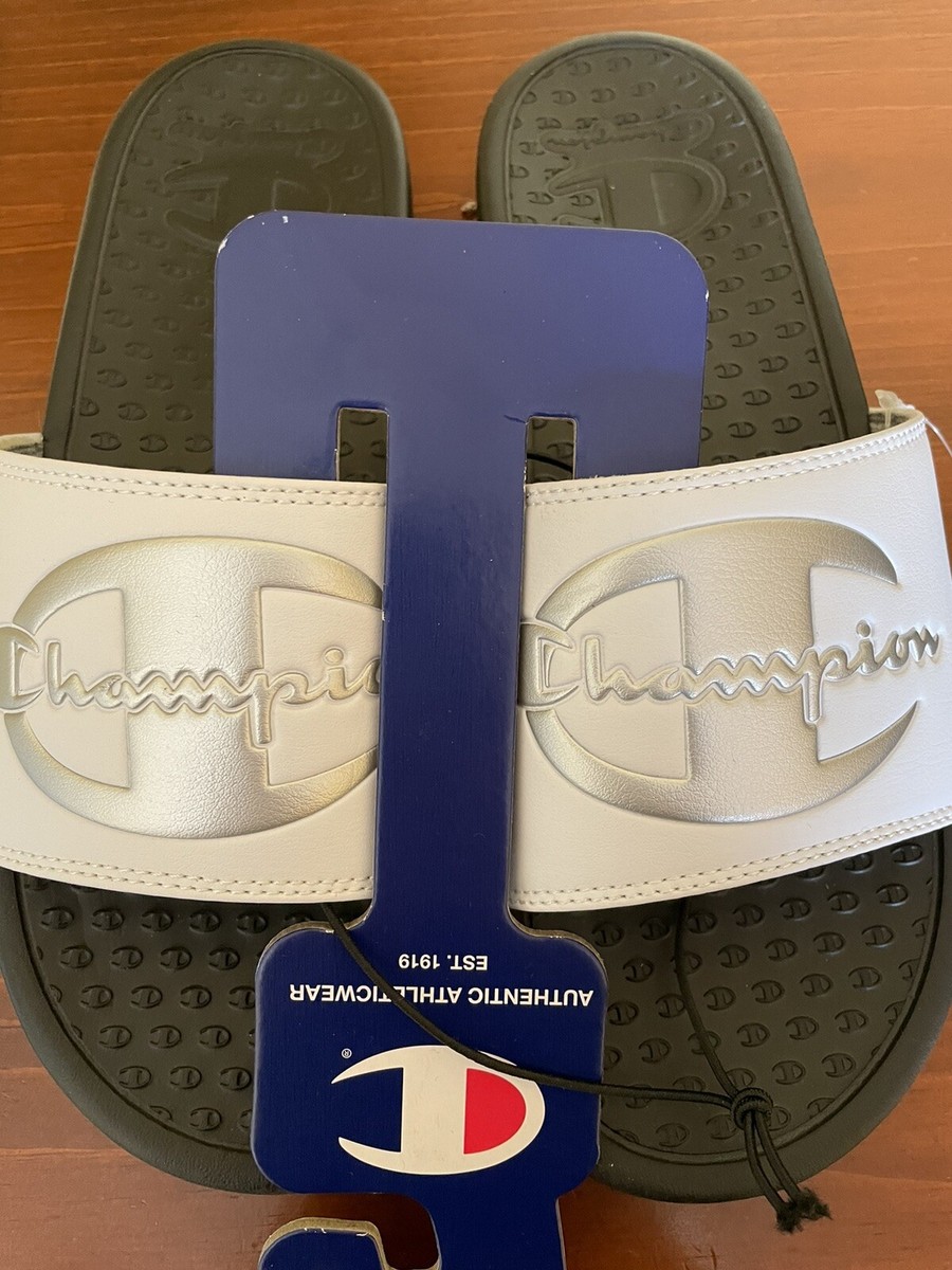 トップス 90supremestreethiphoplevistussychampion Champion Women's White US Size 11 Super Slide Slip-on Casual