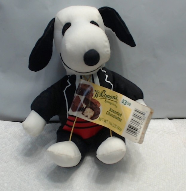Peanuts Snoopy In A Tuxedo Whitman Sampler 6 1 2 Plush EBay Peanuts snoopy in a tuxedo whitman sampler 6 1 2 plush ebay