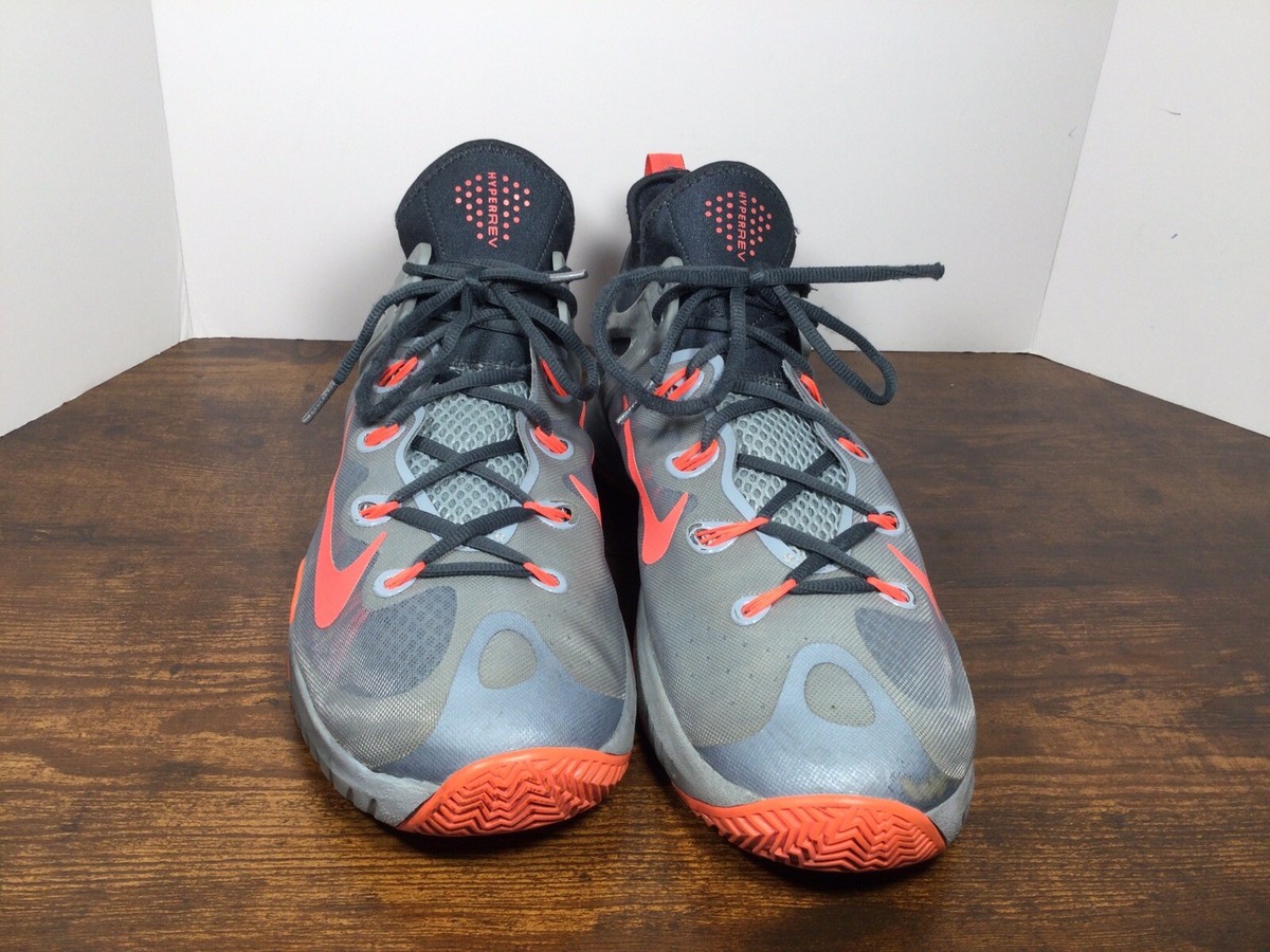 Nike Zoom Hyperrev 2015 705370-080 Gray Basketball Shoes 