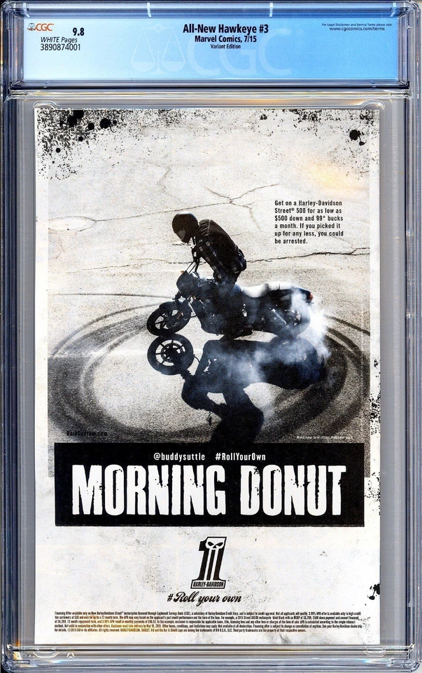 Nuevo Hawkeye #3 CGC 9.8 3890874001 Variante Wu Kate Bishop MCU Foto 2 de 2