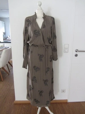 Edles Gustav Kleid Maxi Kleid braun taupe Stickerei Gr. 36 oder 40 neu NP € 325 - Bild 1 von 4