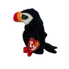 Ty Beanie Baby 1997 Retired Puffer The Puffin w/ Tag Errors NEW RARE