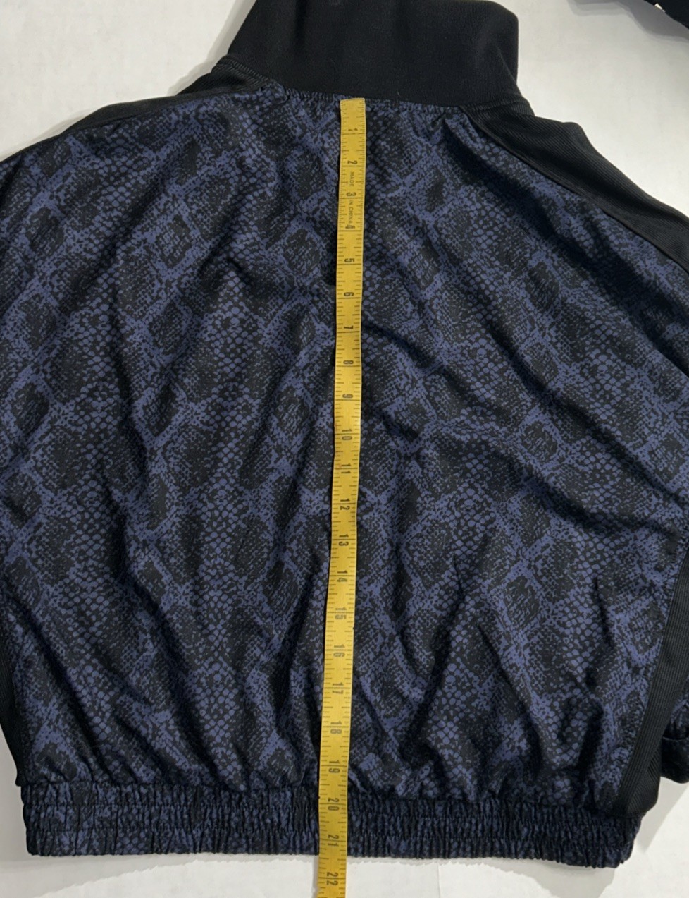 Athleta Brooklyn Python Print Track Bomber Zip Ja… - image 8