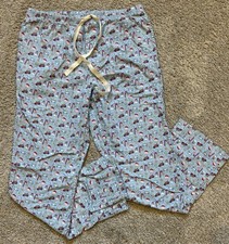 Vineyard Vines Pajama Lounge Pants Men M Christmas Theme Whale Sleepwear