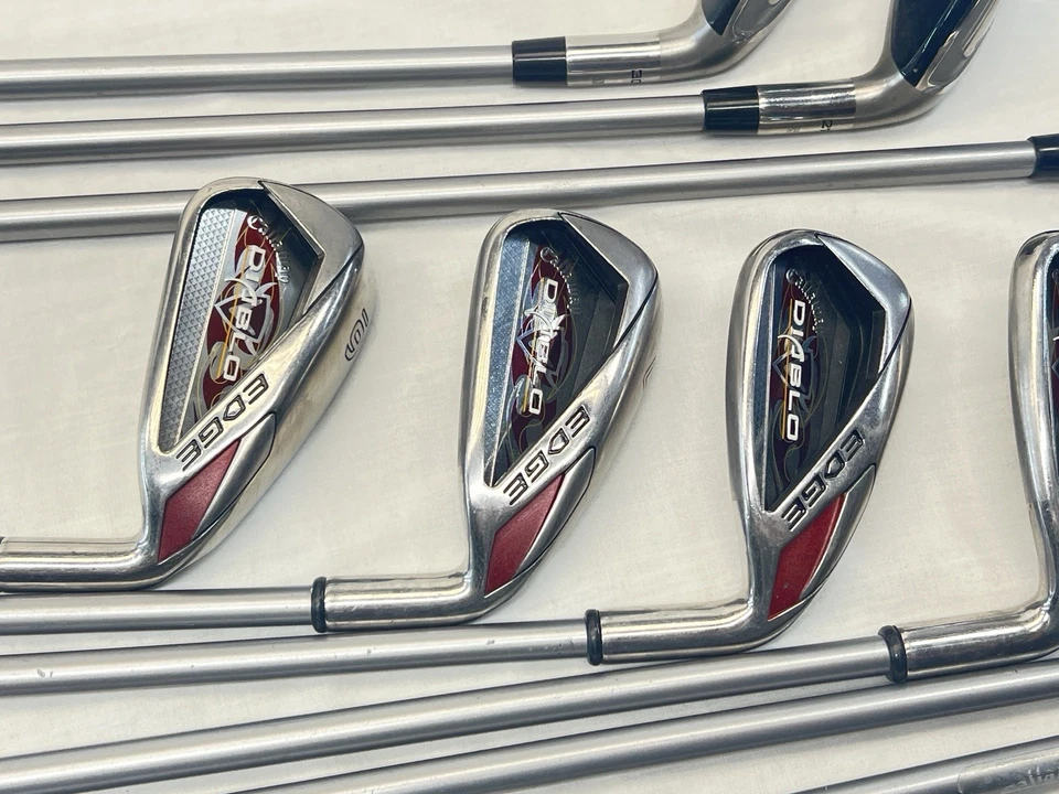 RH Callaway Diablo Edge Womens Iron set 4-6 Hybrid 6-SW Irons New Grips - Image 3 of 4