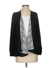 AB Studio Women Black Cardigan S