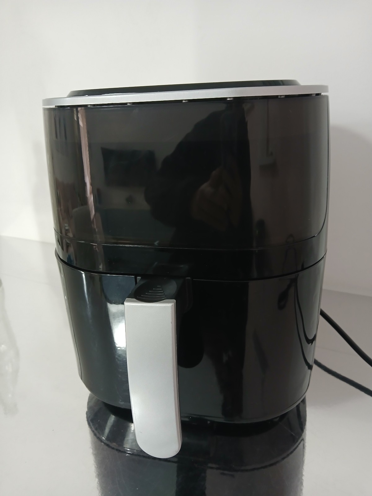 Friggitrice ad Aria 5.5 Litri 1400W Healthy Airfryer Digitale YJ-315A Nera