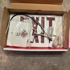 Cooper Lighting Sure-Lites Exit/Emergency Sign- INCX 20RGWH *Read