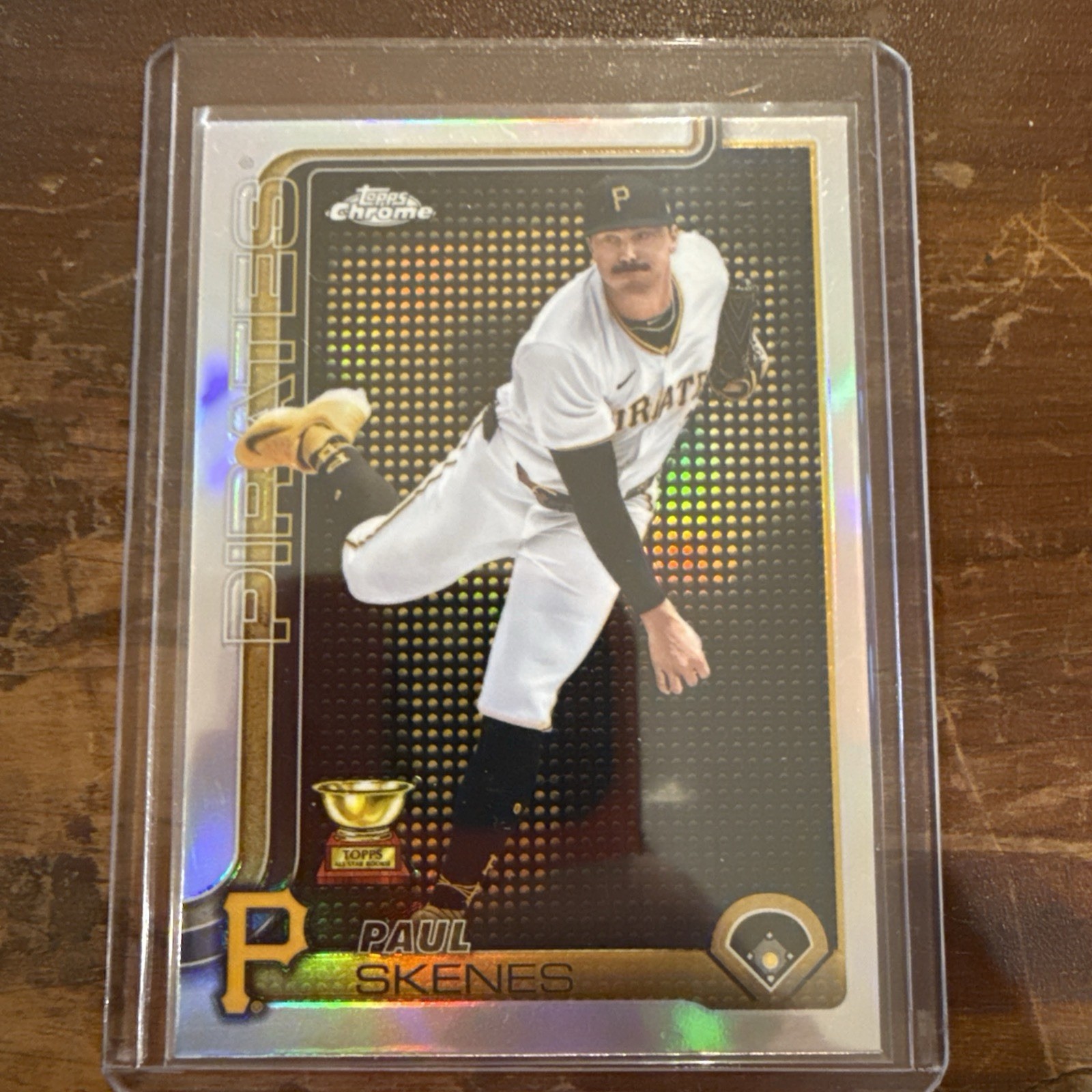 2025 Topps Chrome - Paul Skenes #300 Lightboard Logo Refractor