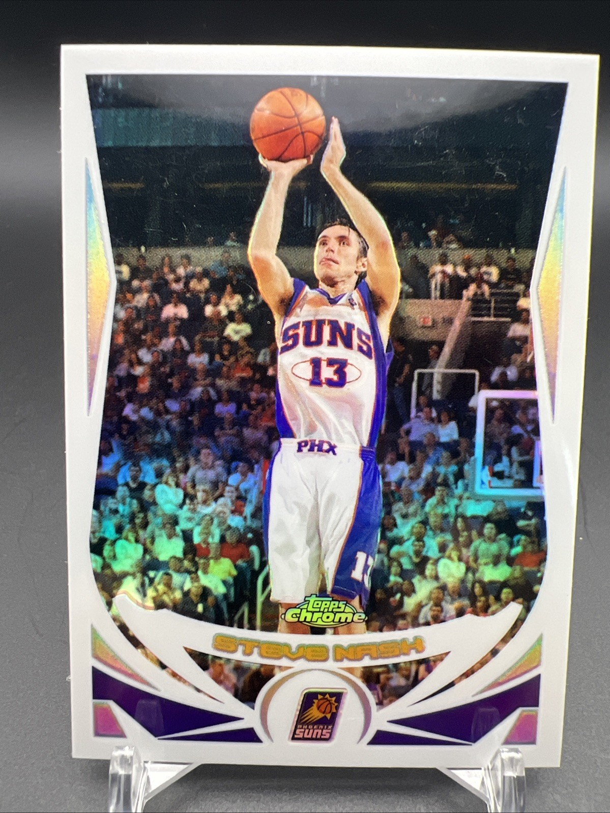 Steve Nash 2004-05 Topps Chrome #153 REFRACTOR Phoenix Suns HOF