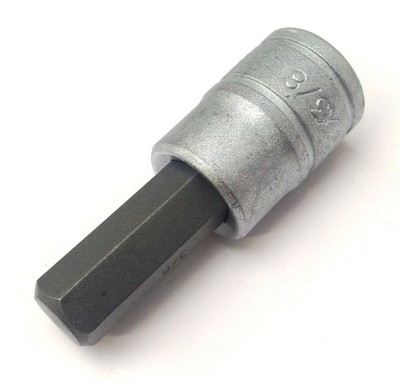 Teng 3/8'' SAE zöllig Innensechskant Steckschlüssel Bit 3/8'' Antrieb SECHSKANT 3/8 Werkzeug H3/8