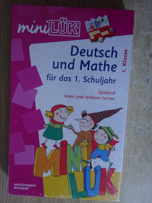 XXXX miniLük Set, Deutsch und Mathe, 1 Schuljahr, NEU
