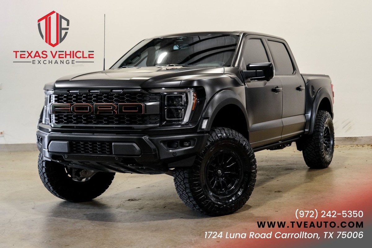 2023 Ford F-150 Raptor 4X4 MATTE BLACK, POWER BOARDS, 23K MILES | eBay