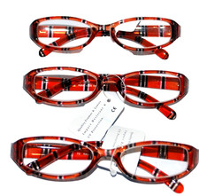 3 pair Lady Reading Glasses Quality brand oval fashion colors reader Power 2.25