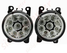 Pair LED Fog Light Lamp With LED Bulbs Clear Lens  For Subaru Outback 2010-2012
