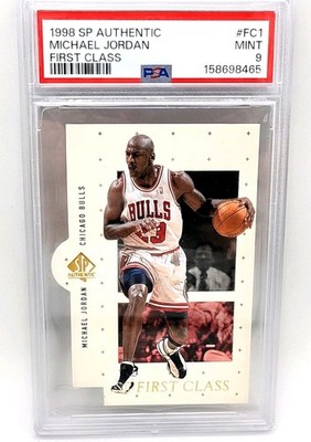   1998 SP Authentic First Class Michael Jordan #FC1 PSA 9 