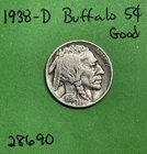 1938 D Buffalo 🦬 Indian Head Nickel 5c Exact Coin In Photos