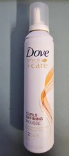 3 PACK Dove STYLE+care Curls Defining Mousse, Soft Hold 7 oz