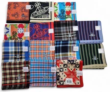 Vivienne Westwood Handkerchief Cotton scarf Multiple colors Big ORB Hankie