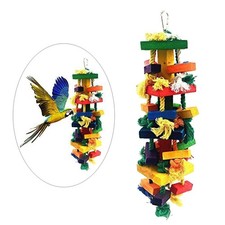 Large Small Bird Chewing Toy Cotton Rope Hanging Cage Toys Pet Supplies