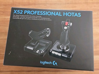 Logitech Saitek X52 Pro Flight USB Flugsimulator-Joystick für PC - Schwarz...