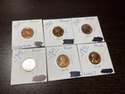 1960,64,64,68,69,70 lincoln cent lot of 6 coins