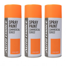 x3 PMSPHO Auto Choice Hitachi Orange Spray Paint - 400ML