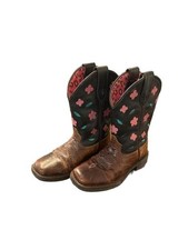 Smoky Mountain Boots Kids Dogwood Brown Square Toe Western Boots 3085C