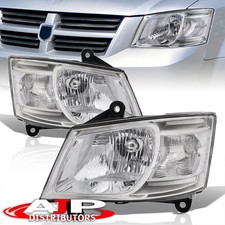 Clear Oe Style Head Lights Lamps Assembly Set For 2008-2010 Dodge Grand Caravan