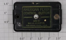 American Flyer XA10961-YB S Gauge Yellow/Brown Control Button